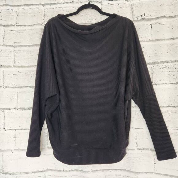 Vici Tyche Knit Boat Neck Dolman Sleeve Pullover Sweater Black Size Medium - Picture 3 of 12